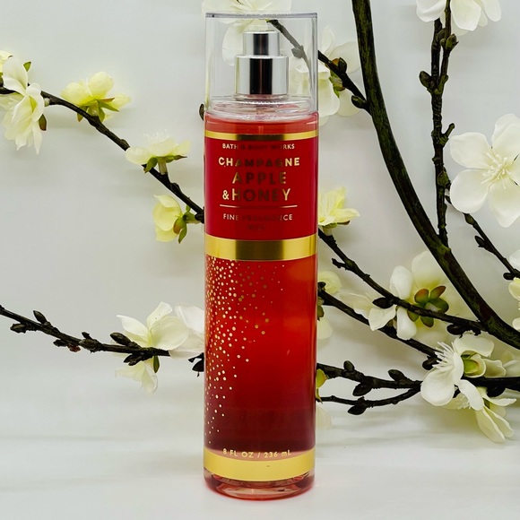 Bath & Body Works Champagne Apple & Honey Fine Fragrance ,Gel,Hand Cream 3Pc Set - Picture 4 of 5